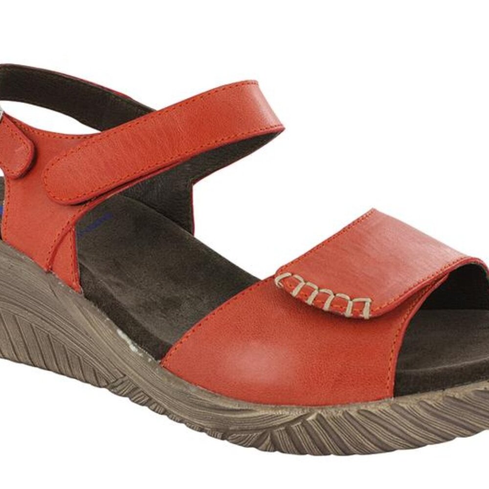Wolky Shira in red orange euro size 38